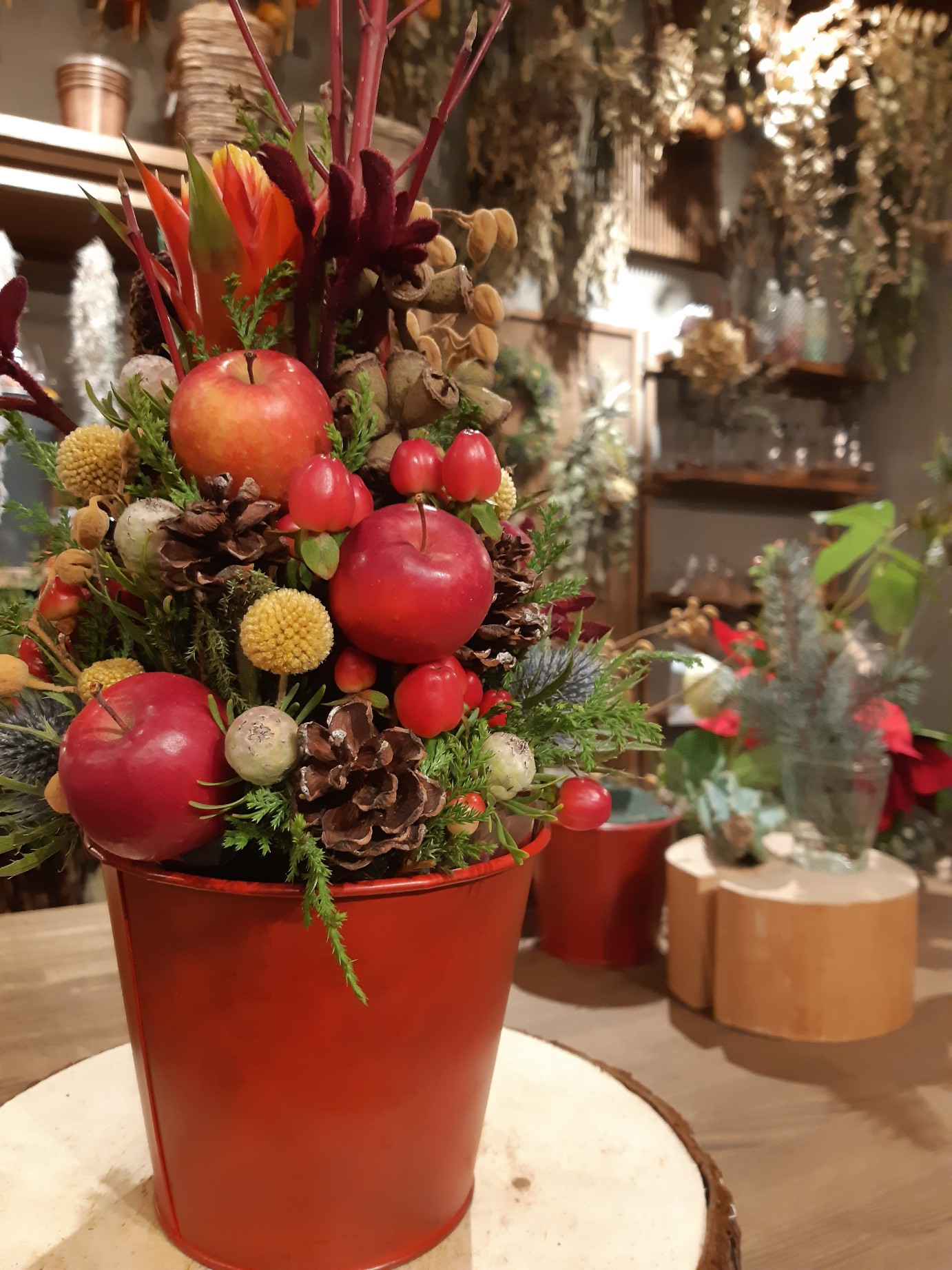 大阪旭区の花屋でクリスマスアレンジを頼むなら-結いはなで